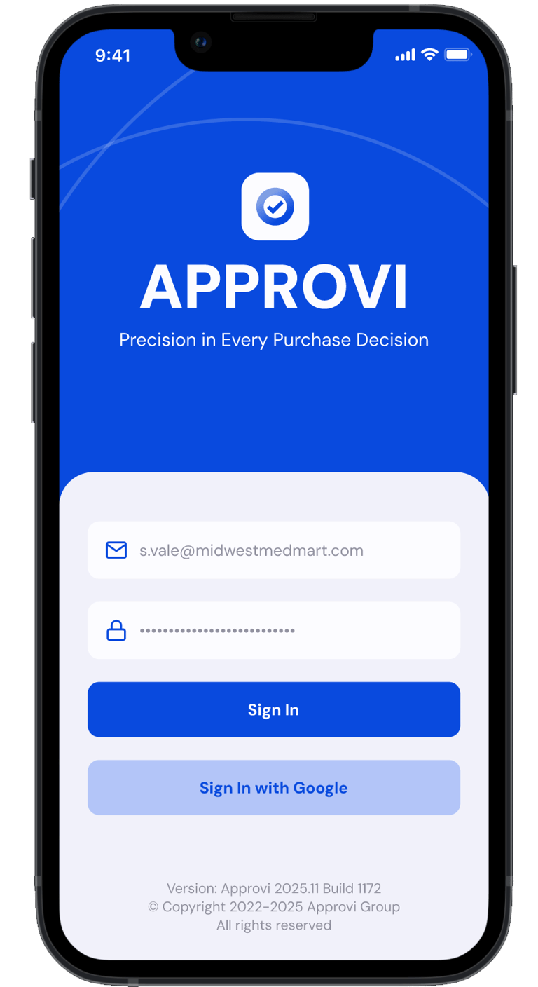 Approvi Mobile Application - Figma Prototype