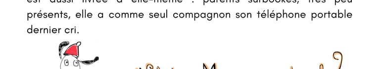un chien souriant avec un bonnet de noël, un texte : et si noël et sa magie passaient par là? 