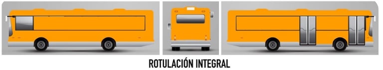 Rotulación integral completa de autobús en Valencia