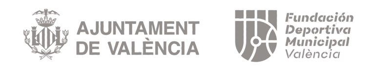 Logotipo de la fundación deportiva municipal valencia  que patrocina al club valenciano de natación