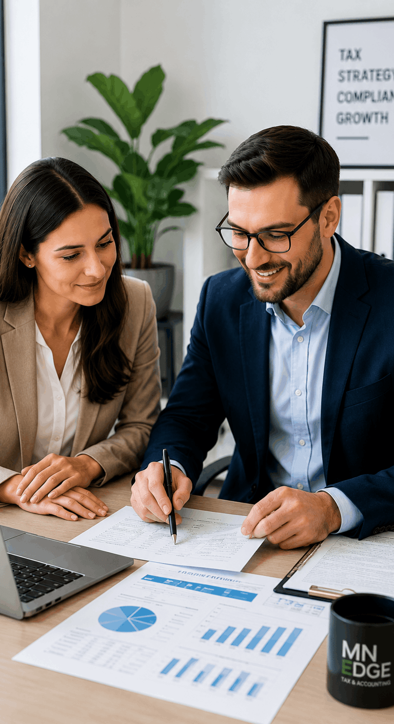 tax preparation services to MN Edge