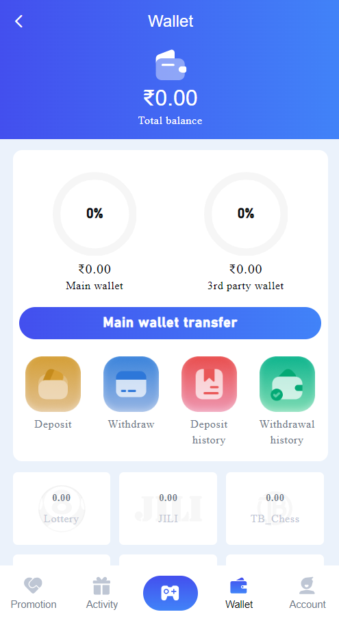 Official Sikkim Games Wallet