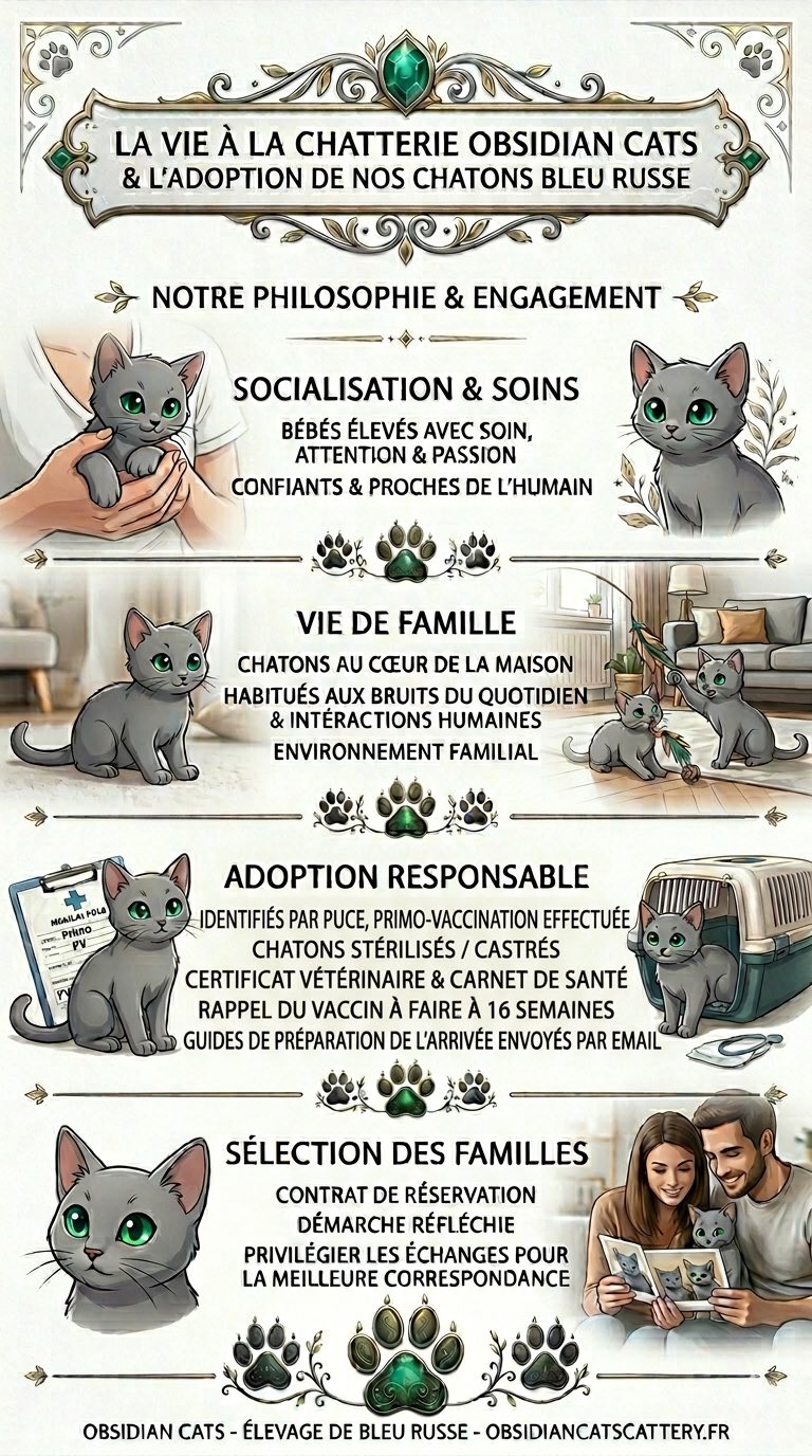 adoption bleu russe obsidian cats
