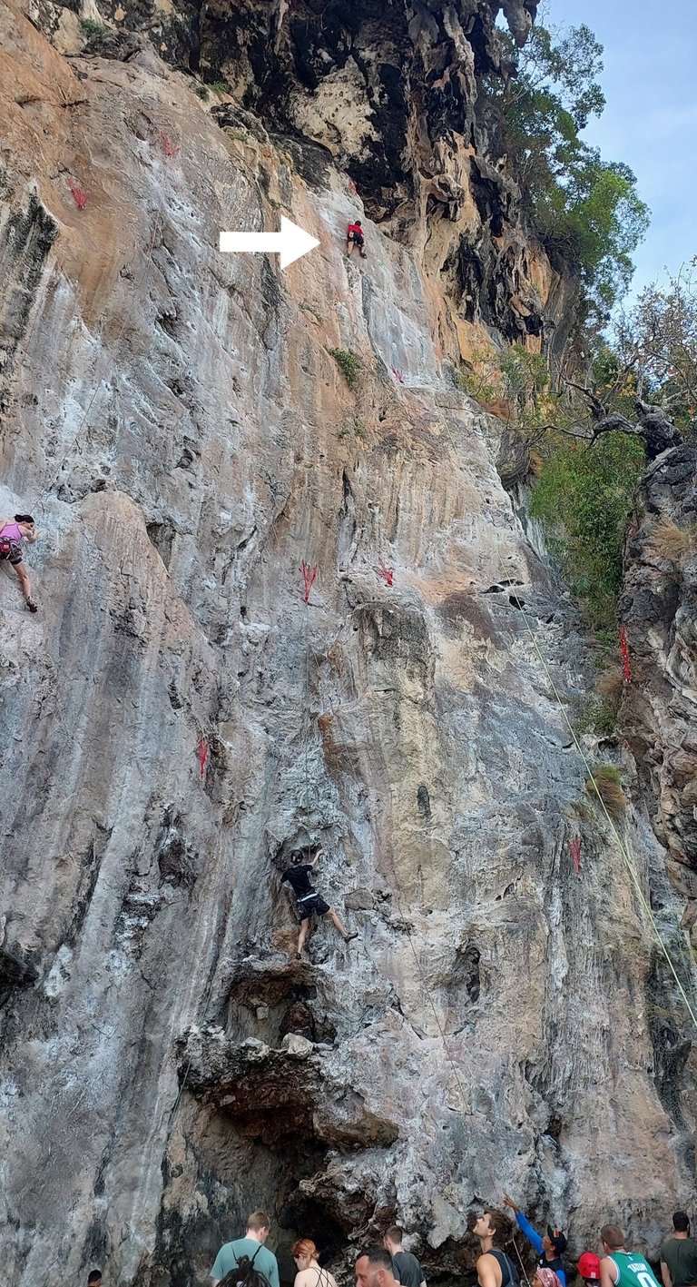 thailand krabi railay rock climbing