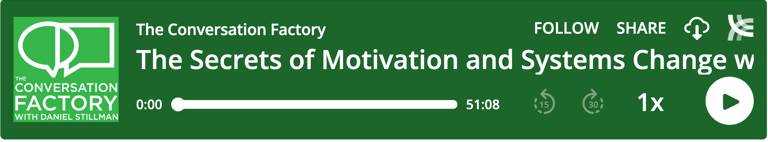 The conversation factory podcast banner