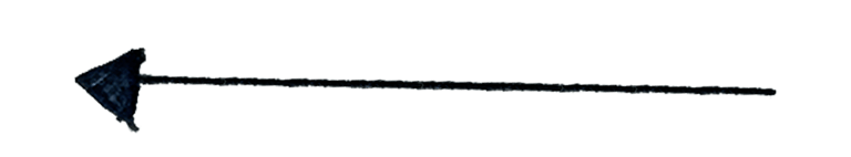 Seta na horizontal com a ponta direcionada para a esquerda. 