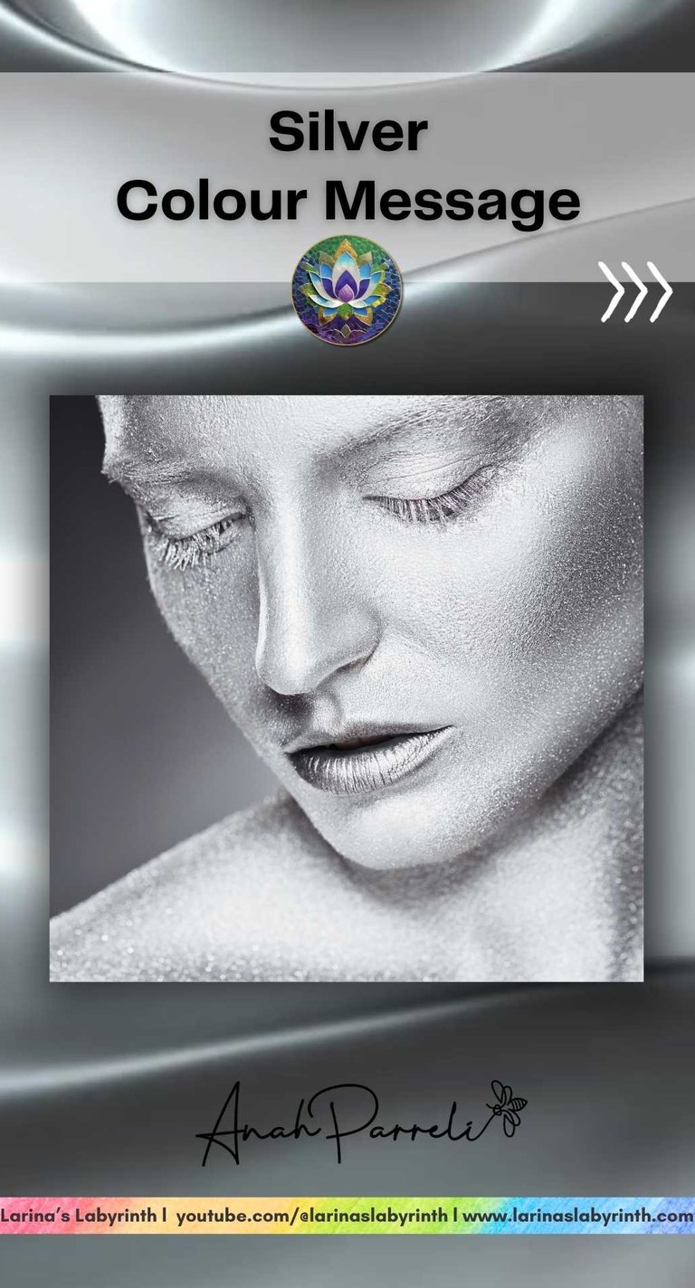 Colour message: Power of Silver. Colour Healing, Color Healing