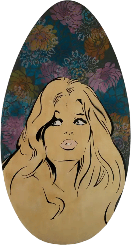 Efin skimboard art