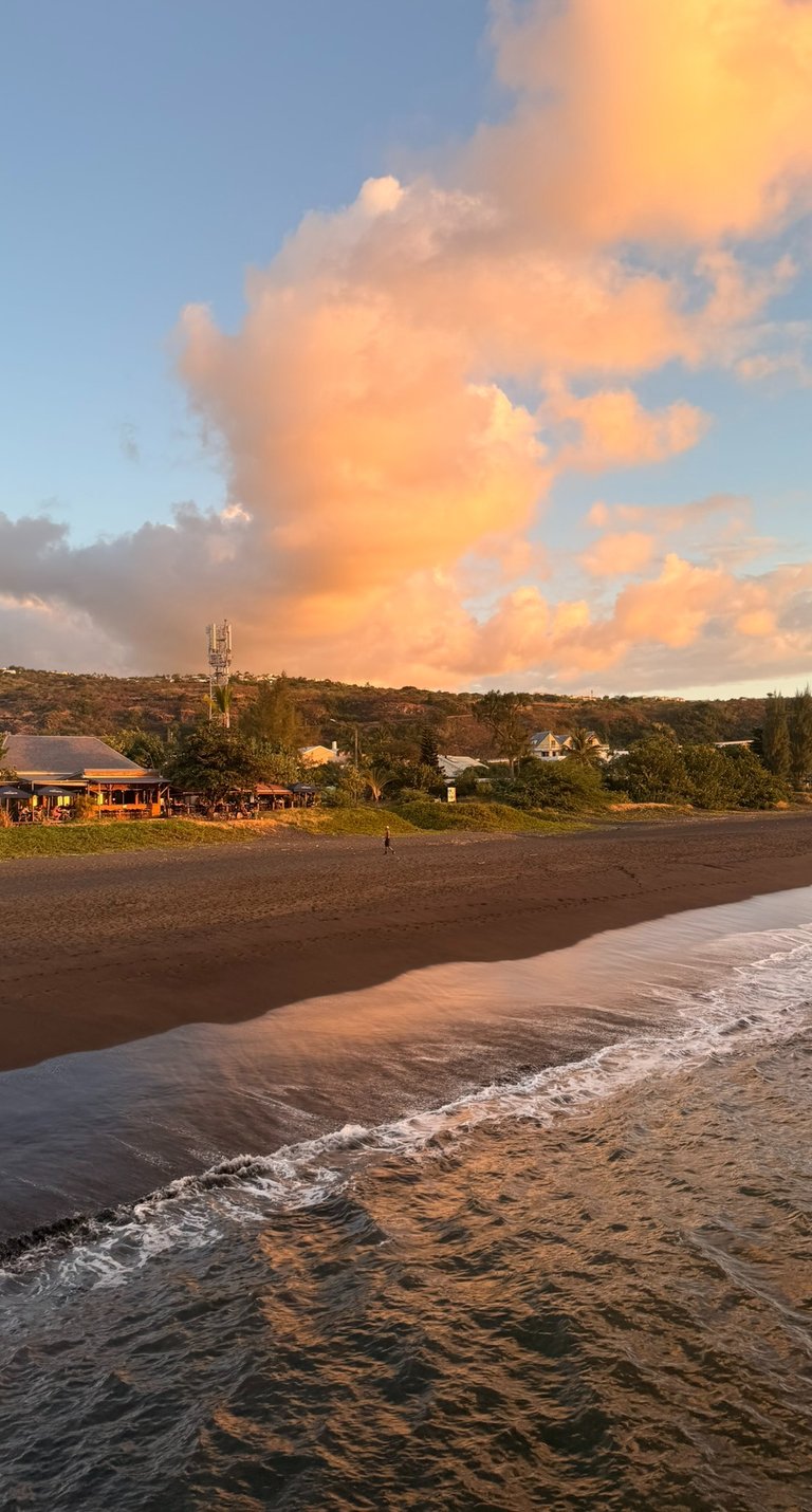 sunset at saint paul beach