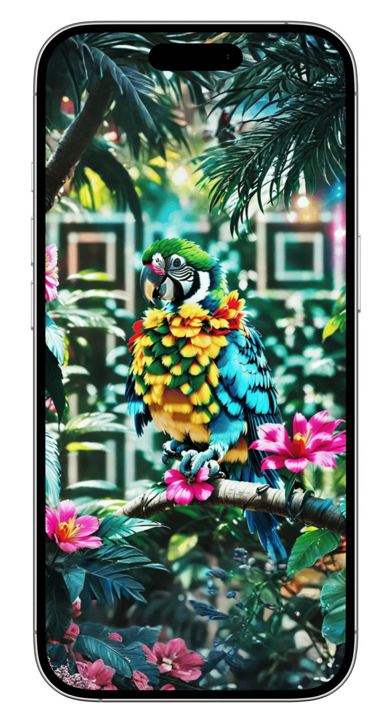 qr code birds art design