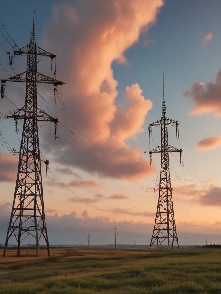 A happy customer holding a new phone with a big 'Oferta' sign in the background