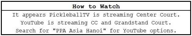 PPA Asia Hanoi Cup | Dylan Frazier | How to Watch