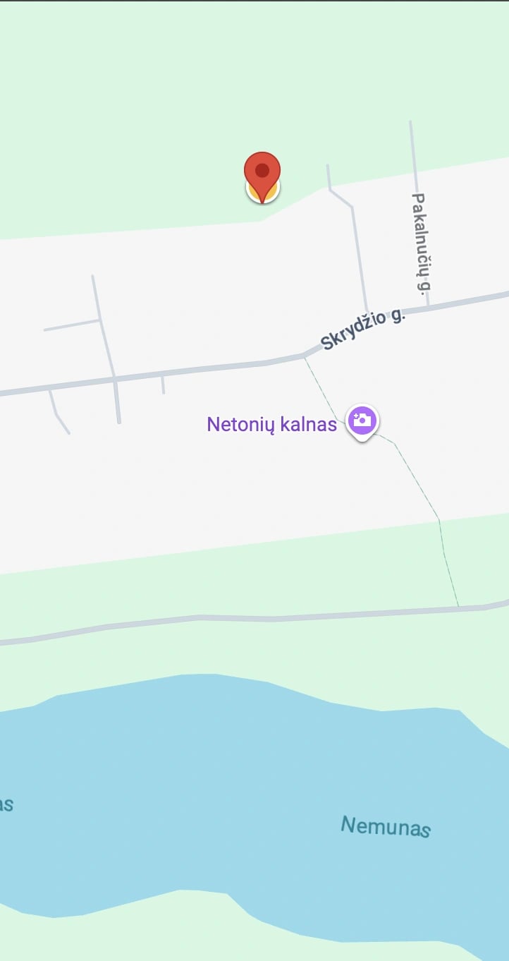 Žemės sklypo vieta Kauno raj.