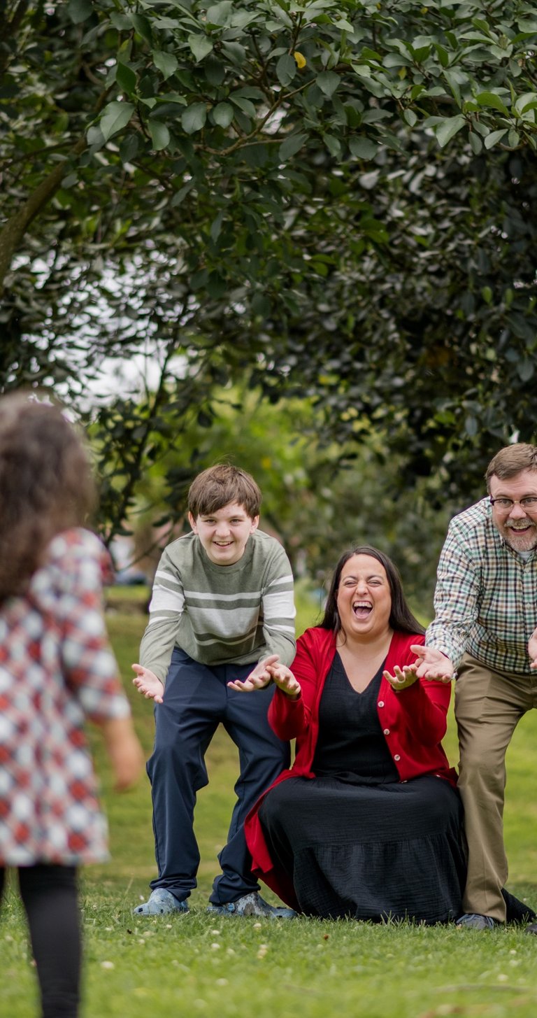 International family adoption session in Colombia
