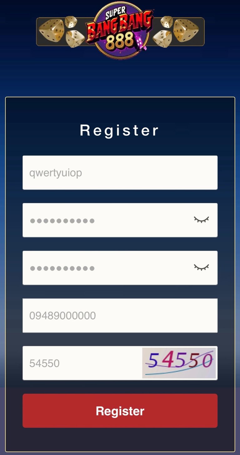 register sample image for superbangbang888
