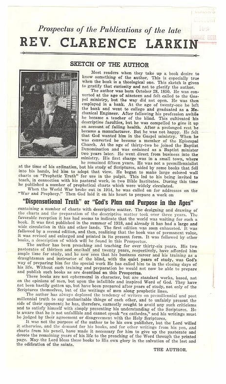 Rev Clarence Larkin