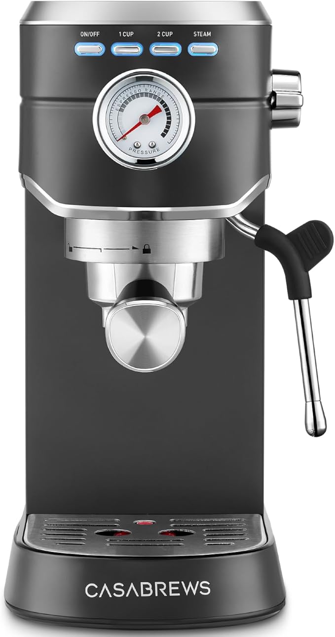 cafetera casabrews espresso 20 acero cafetera automática