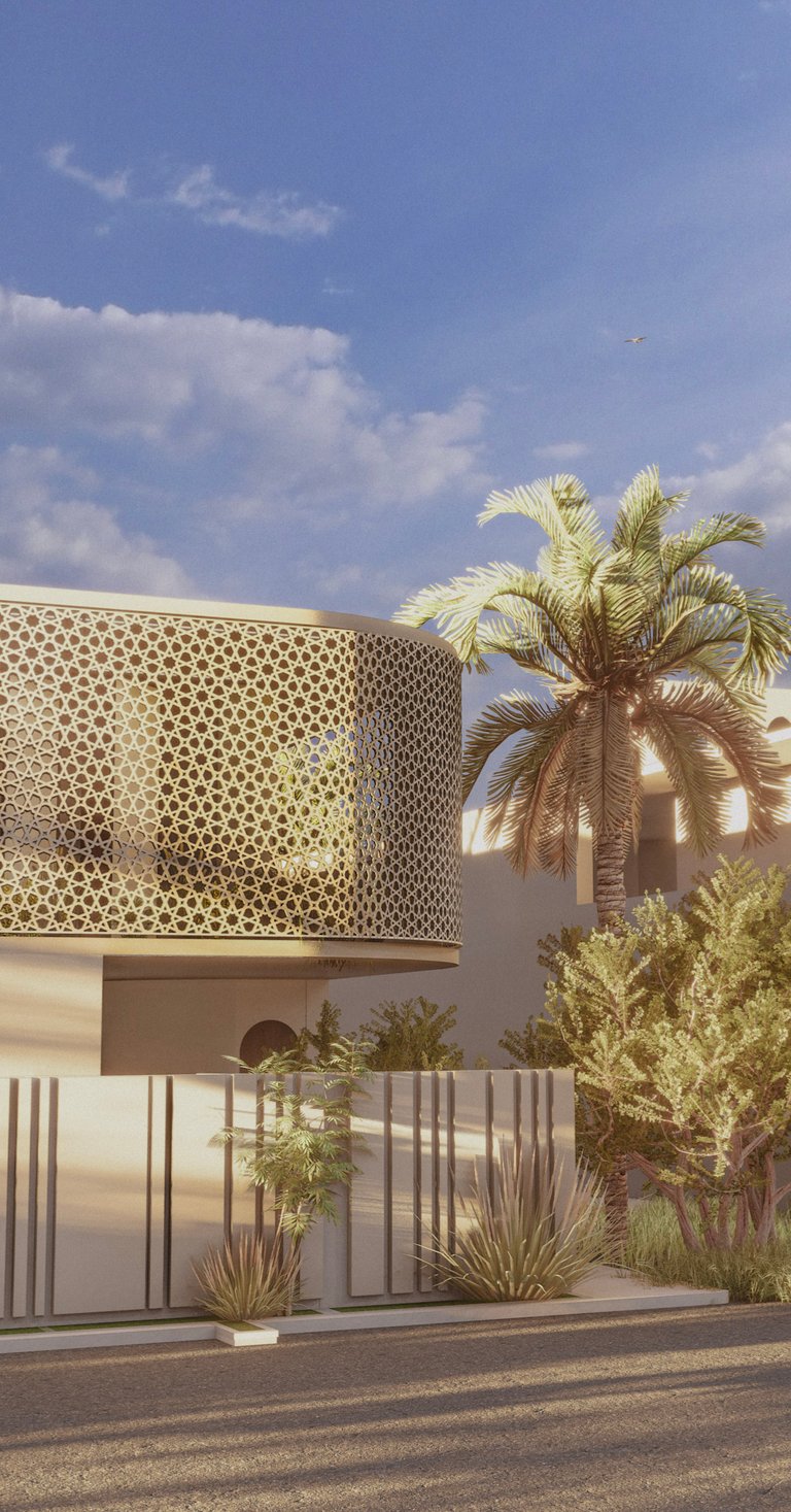 Front elevation detail, House of the Future UAE