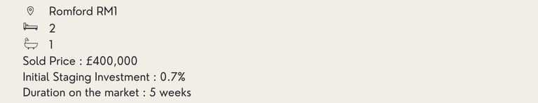 Staging case study in Romford, Essex