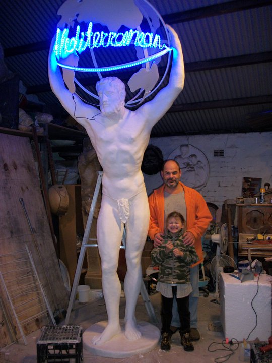 Atlantis for the dance room, Darlinghurst Middeteranian Restaurant.