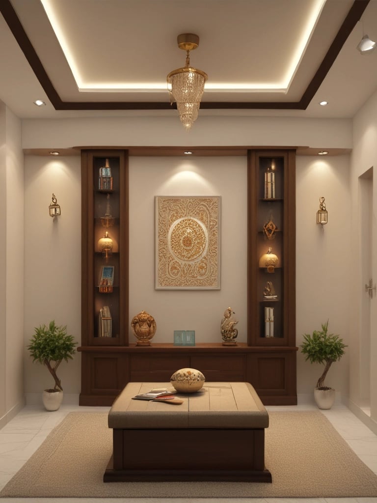 a living room with a couch and a coffee table by arjilli interiors