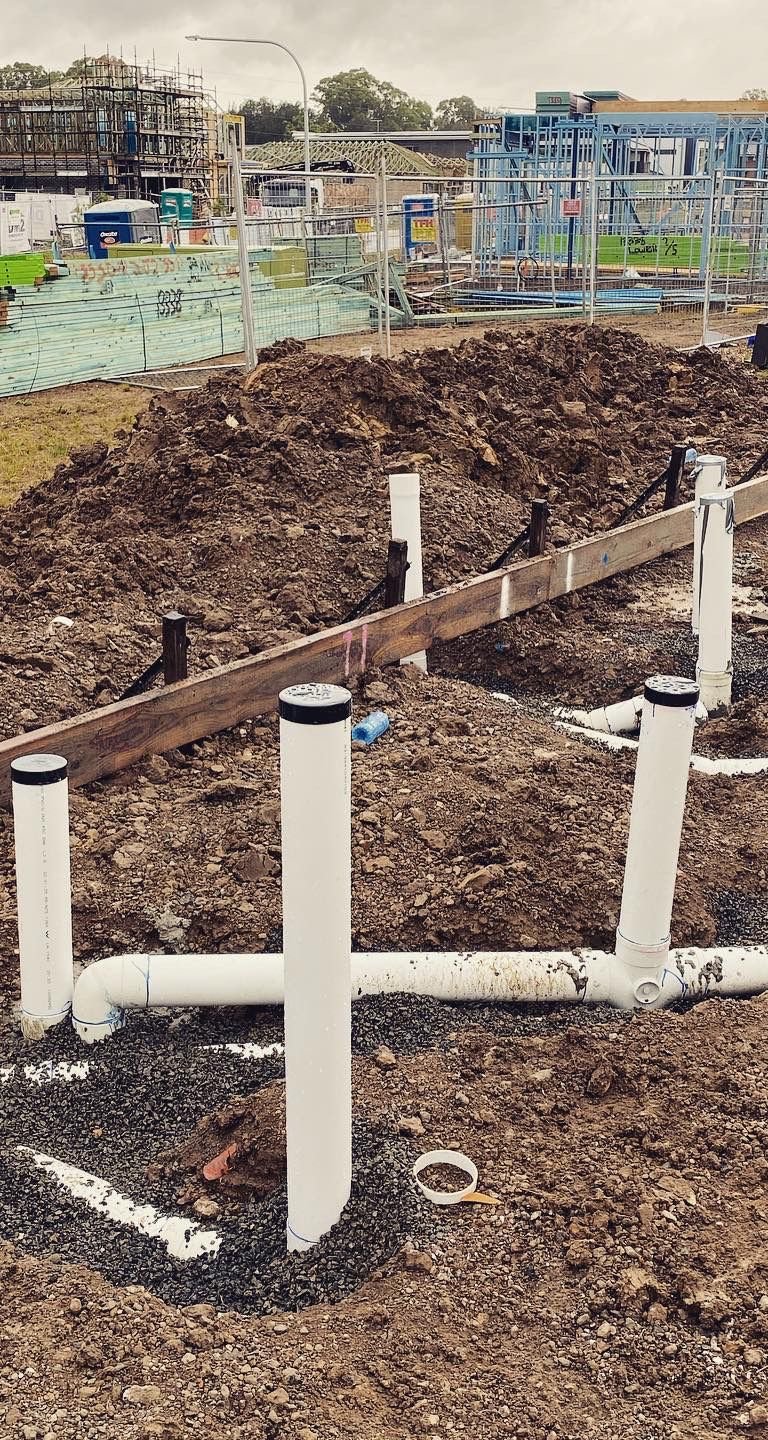 New Construction Site Capitalline Plumbing.