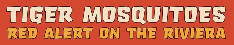 Red alert mosuitoes banner