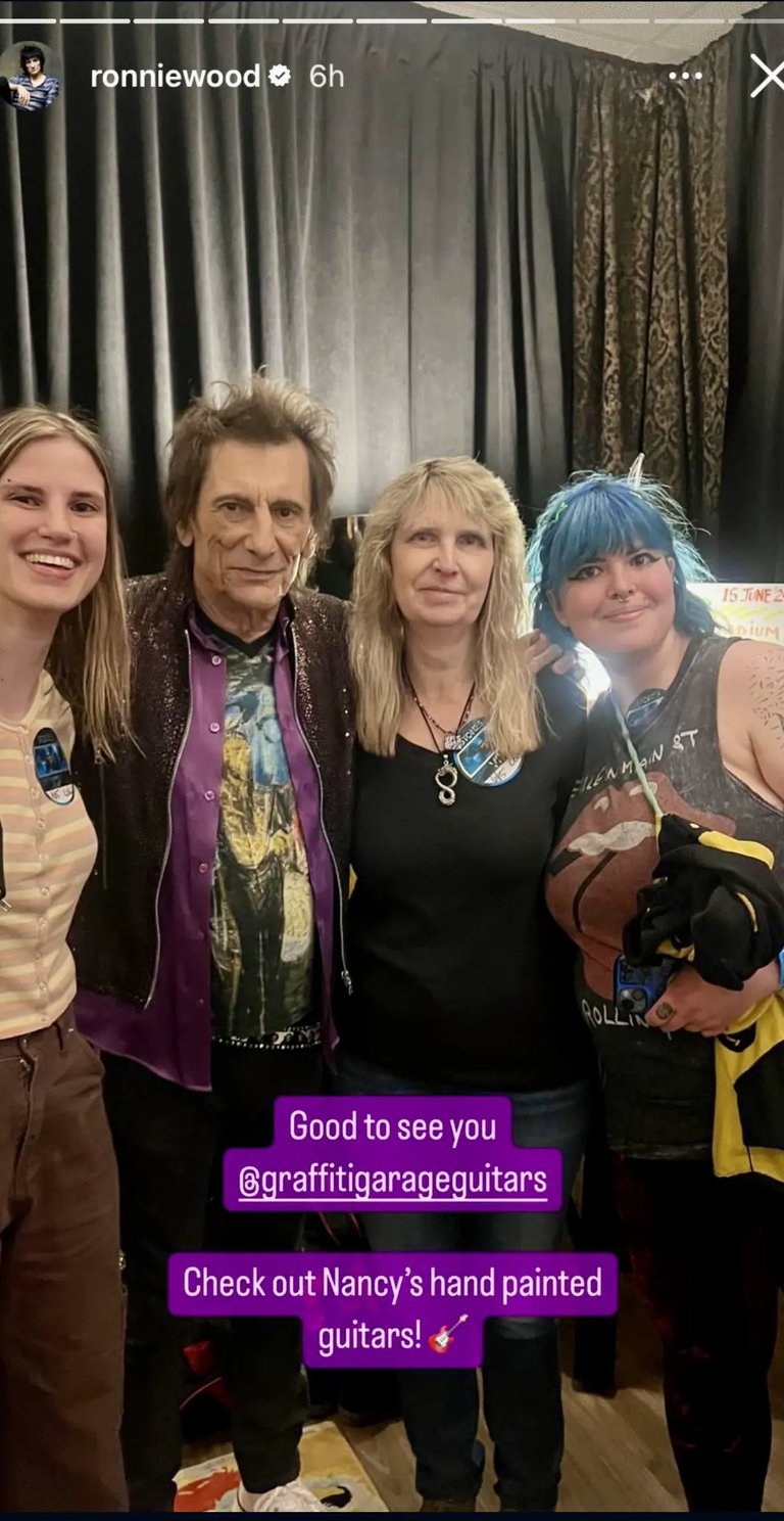 Ronnie Wood The Rolling Stones Tour Cleveland Ohio 2024