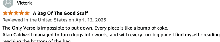 The Only Verse, Written by Alan Caldwell, Author, Writer