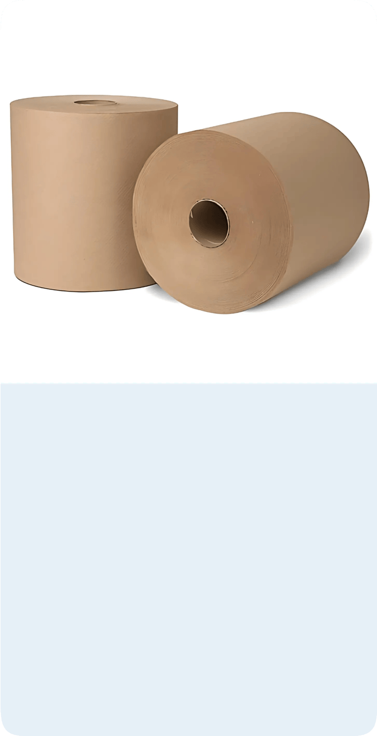 toalla de manos natural de una hoja