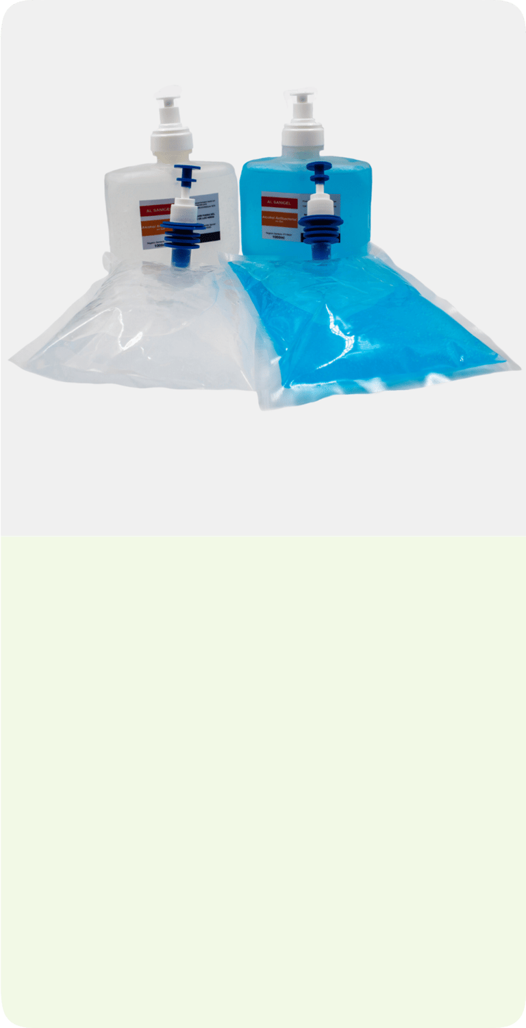 jabón de manos en espuma, con aroma