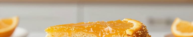 bolo de laranja com calda