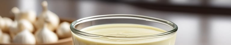 molho de alho feito com maionese