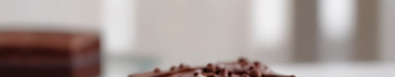 pão de mel com recheio de doce de leite e cobertura de chocolate