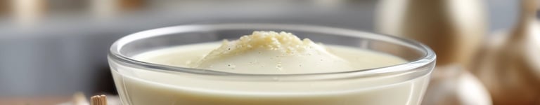 molho de alho vegano