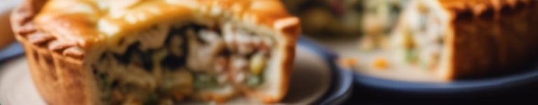 pedaço de torta de frango