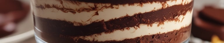 pavê de creme e chocolate