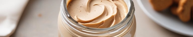 creme biscoff caseiro dentro de um pote