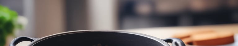 uma panela com lentilha