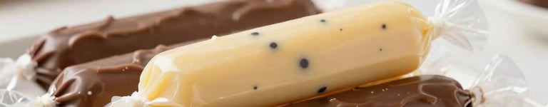 Sacolé geladinho de maracujá com chocolate