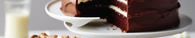 bolo de chocolate com recheio de chocolate branco