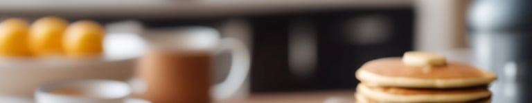 panquecas em um pratinho