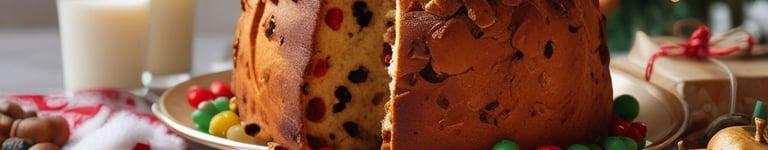 panetone de frutas cristalizadas
