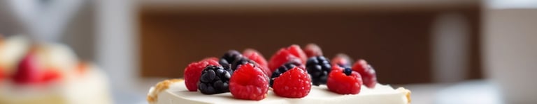 Bolo de Frutas Vermelhas