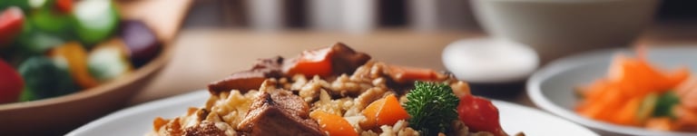 Arroz à Grega com Costela Assada