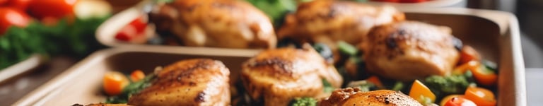 frango assado com legumes