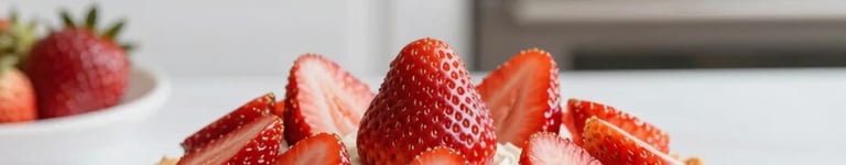 torta de morango com creme