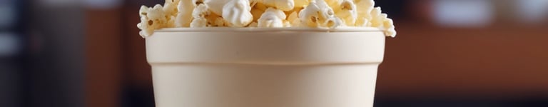 pipoca doce de chocolate branco