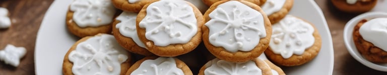 biscoitinhos amanteigados com cobertura de casquinha de limão