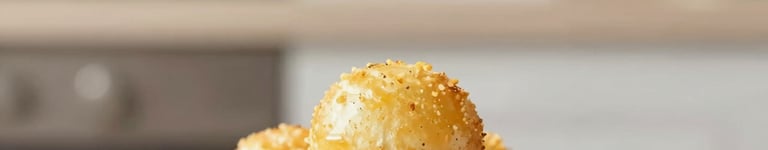 bolinhas de batatas saudáveis feitas na air fryer